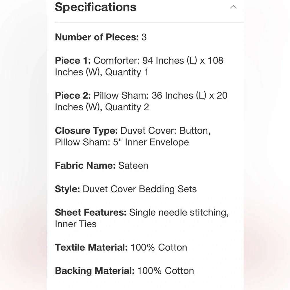 THRESHOLD NWT luxe embroidered border duvet cover & sham set -white -king
